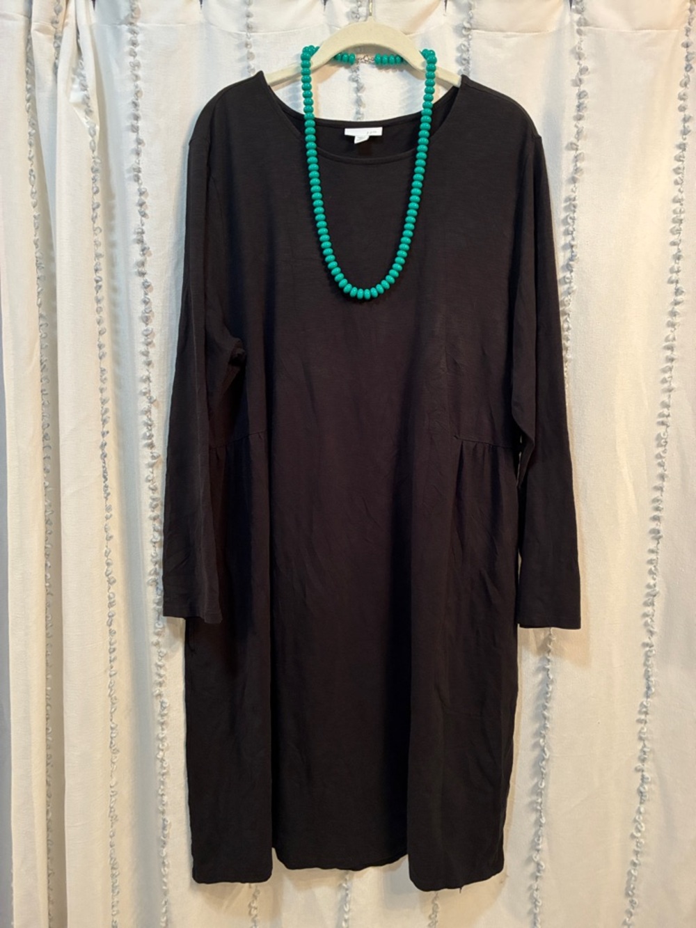 Pretty black long sleeve dress size 2X J Jill